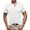 White_004, variant on Domuza Mens Casual Short Sleeve Henley Shirts Fashion Button Gym Workout Athletic Tees Army Green L