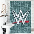 thumbnail image 3 of W-W-E Shower Curtain, Premium Waterproof Fabric Bath Curtain, Heavy Duty PEVA Shower Curtain for Bathroom Hotel, 3 of 7
