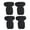 Black, variant on Soumake 4-Pair Heel Pads – Reusable, Skin-Friendly Inserts for Women, Cushioning & Blister Prevention in Shoes