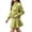 Green, variant on Lovzfmll Girl's Knit Set, Long Sleeve Top & A-Line Skirt, Casual Wear for Toddler, 2-3 Years