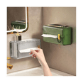 thumbnail image 5 of 3 Piezas Conveniente DecoracióN de BañO Adhesivo Montado en la Pared Servilletero Organizador Soporte de Papel Toalla de Papel Caja de PañUelos, 5 of 5