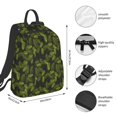 thumbnail image 2 of Fotbe Tropical Palm Leaves Fern Leaf Mochila Ligera para Hombres y Mujeres - Duradera y Resistente al Agua, Ideal para Escuela, Trabajo, Viajes y Uso Diario, 2 of 7