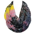 thumbnail image 3 of Wrapables® Lightweight Voile Infinity Scarf, Black Rain, 3 of 7