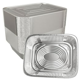 Takeaway Inches Round Aluminum Foil Pans with Clear Lids for