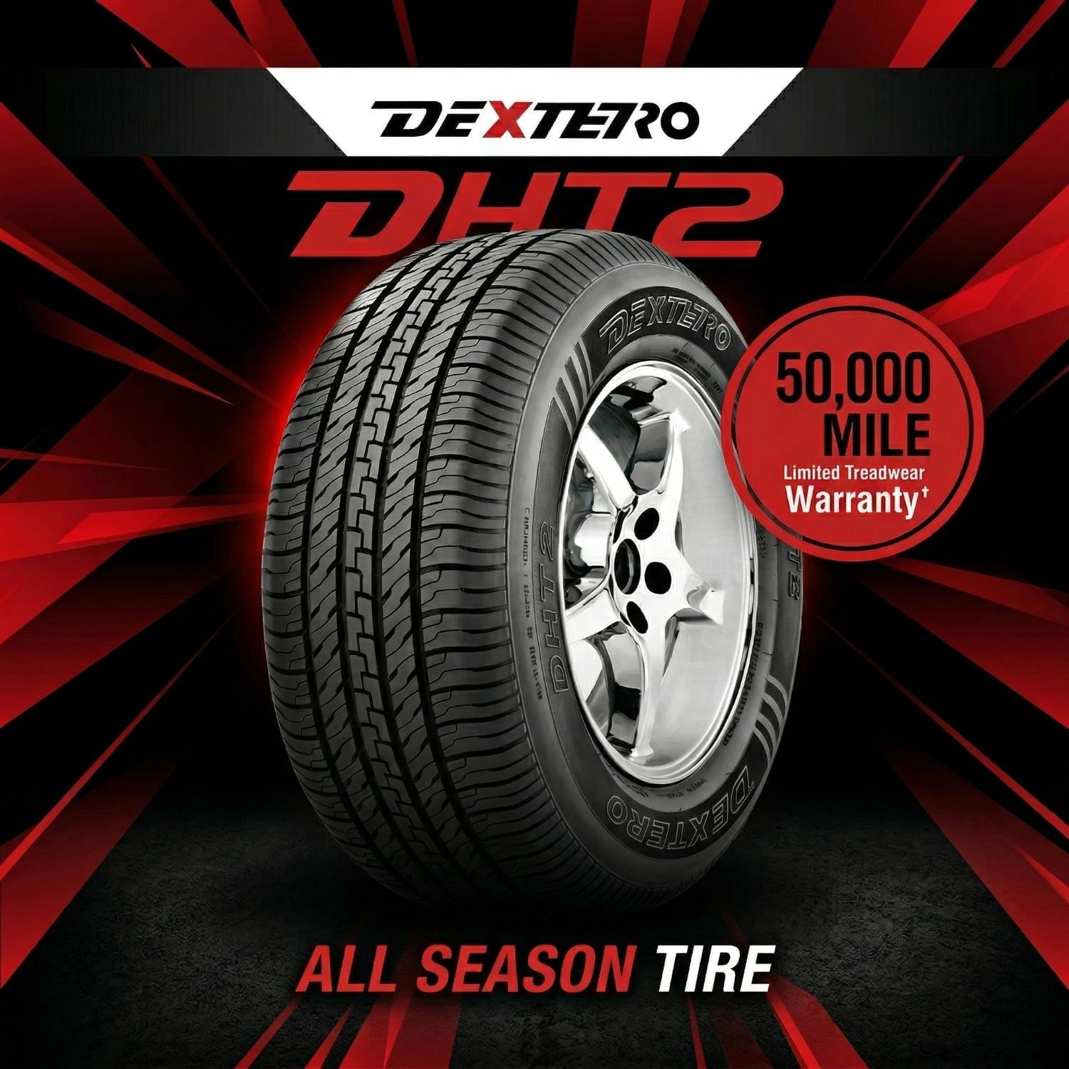Dextero DHT2 All-Season 265/65R18 112T Tire - Walmart.com