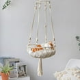 thumbnail image 4 of Bohemian Woven Cat'S Nest Hammock European Mesh Bag in Summer Hanging Cat Basket Swing Hanging Pet Bed, 4 of 5