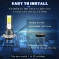 thumbnail image 6 of For Hyundai Elantra 2013-2016 2017 2018 H7 LED Headlight Combo 2 Bulbs High Beam, 6 of 9