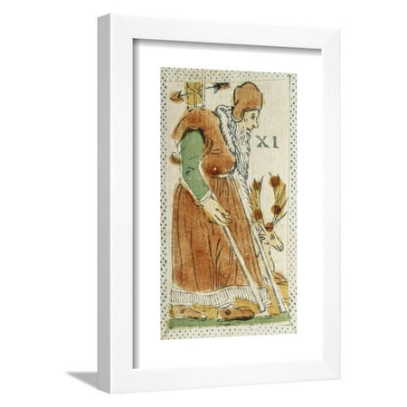 - Tarot Card Depicting Hermit, 16th Century, Italy Framed Print Wall Art