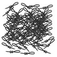 thumbnail image 4 of Paquete de 100 bridas universales, clips de fijación fijos, autoblocantes, ligeras, para electrónica y del automóvil., 4 of 9