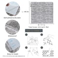 thumbnail image 4 of Timeet Papel Pintado De Ladrillo Gris, Papel Pintado Despegar Y Pegar, Película Autoadhesiva De 17,7 X 197 Pulgadas, Papel De Contacto De Ladrillo, Papel Pintado De Ladrillo Texturizado 3D, Papel Pint, 4 of 5