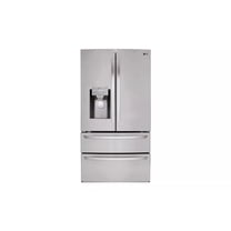 LG 28 Cu. ft. Smart Wi-Fi Enabled French Door Refrigerator, Stainless Steel (LMXS28626S)