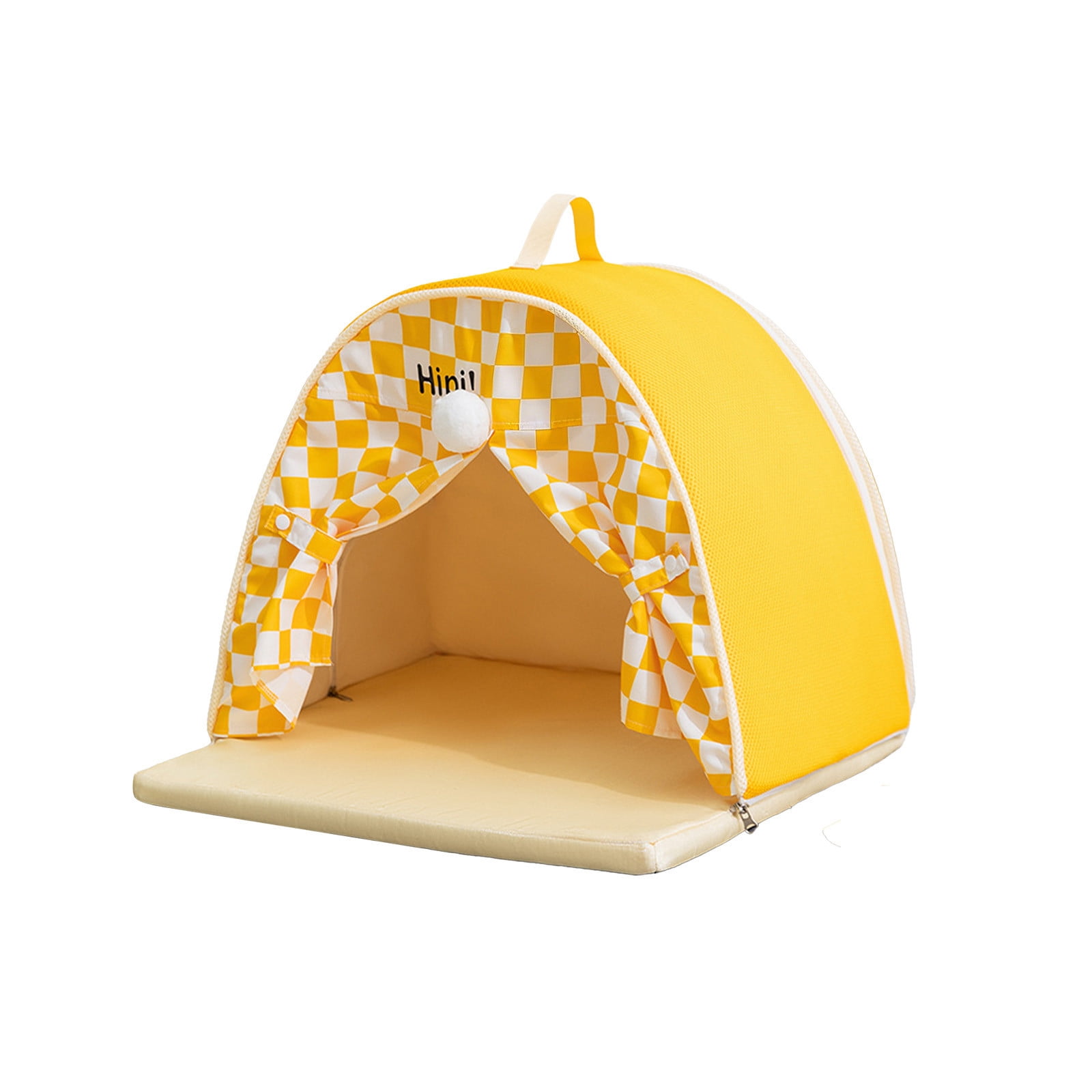 Portable Pet Tent Bed for Cats and Small Dogs, Foldable Mesh Indoor Outdoor Pet House, Breathable -Proof Summer Pet Sleeping Area