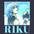 thumbnail image 2 of Women's Kingdom Hearts 1 Sora's Best Friend  Graphic Tee Navy Blue Large, 2 of 4