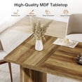thumbnail image 6 of Tribesigns 70.87-Inch Wood Dining Table for 6-8 People, Farmhouse Rectangular Dinner Table, 6 of 7