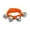Orange OR, variant on Wrist Jingle Bells Ankle Bells Bracelet Percussion Party Christmas Musical Instrument 22cm Adjustable Nylon Strap Bright Metal Sound Multiuse Family Kids Celebration Festive