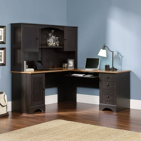 Sauder Harbor View Hutch In Antiqued Paint Walmart Canada