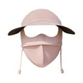 thumbnail image 2 of Mascarilla facial de verano multifuncional con protección solar para correr y montar a caballo. rosa, 2 of 9