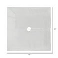 thumbnail image 5 of Vickerman 52" Ivory Quilt Stitch Jewel Christmas Tree skirt, 5 of 5