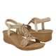 thumbnail image 1 of SANDALIAS MUJER NOMADAS 24524 TEXTIL ORO, 1 of 4