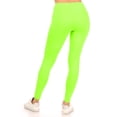 thumbnail image 3 of Women's Casual High Waist Solid Full Length Leggings, 3 of 4