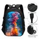thumbnail image 3 of Easygdp Modern Art Red And Blue Colors Mochila para Laptop de Viaje con Puerto USB, Mochila para Laptop con Puerto de Carga USB para Mujeres y Hombres, 3 of 7