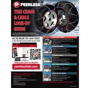 Peerless Chain 0154510 Auto-Trac Self-Tightening Snow Tire Chains, 1 Pair, Fits Multiple Sizes
