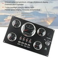 thumbnail image 4 of Boat Instrument Panel, 5 Gauge Set Boat Dash Instrument Panel Rust Proof Oil  Display 0.0 To 99999.9H  For 12V Yacht, 4 of 8