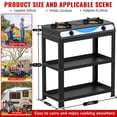 thumbnail image 7 of Propane Gas Stove, 2-Burner, Auto Ignition, Portable, Stainless Steel, 19000 BTU/hr, Perfect for Outdoor Kitchens, 7 of 7