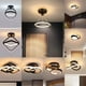 thumbnail image 3 of Lámpara de techo LED simple y moderna para pasillo, pasillo, pasillo, doble círculo, entrada de guardarropa, balcón, lámparas de luz de entrada, 3 of 6