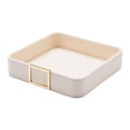 thumbnail image 2 of yotijay PU Leather Valet Tray Jewelry Organizer Portable Jewelry Tray for Wallet Bedroom Gray, 2 of 8