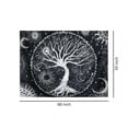 thumbnail image 2 of Black Tapestry Tree of Life Tapestry Black Aesthetic Tapestry Wall Hanging for Bedroom 50 X 60 Inches, 2 of 6