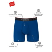 Anti-Chafing Underwear Boxer Briefs Pack, Total Support Pouch Underwear for Men