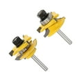 thumbnail image 3 of Maoww 2pcs 1/4 Shank high quality Raised Panel Cabinet Door Router Bit Set, 3 of 8