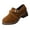 Coffee, variant on Booties for Women Comfortable Round Toe Chunky Heel Ankle Boots Cross Strap Side Zipper Women's Shoes 36