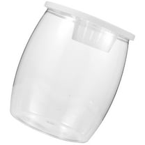 TABLZONE Mini Desktop Fish Tank Plastic Transparent 1Pcs