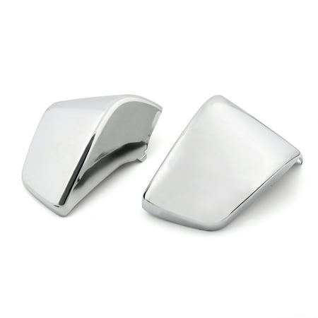 Areyourshop For Honda Shadow ACE VT400 VT750 98-03 Chrome Plastic Side Battery Covers
