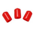 thumbnail image 2 of 100Pcs Rubber End Caps 9.5Mm ID PVC Round Tube Bolt Cap Cover Screw Thread Protectors Red,100 x Rubber End Caps,Red, 2 of 8