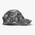 thumbnail image 5 of Lispipm Unisex Camo Baseball Caps Womens Mens Adjustable Hat Outdoor Sports Trucker Hats Low Profile Denims Cap Gray, 5 of 7