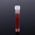 thumbnail image 5 of Tubos de ensayo plásticos científicos de 10 ml tapas del tubo del tornillo Tapón de sello transparente del sello del tanque, parte inferior cilíndrica paquete de 10) Khall GS00125, 5 of 5