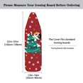 thumbnail image 5 of HELLHERO Extra Thick Ironing Board Cover, Standard Size 15x54, Heat Reflective Full Scorch Resistant Padding, Snug Fit Non-Slip Nose Pocket Fastener Straps Elastic Edges, Christmas tree, 5 of 5