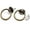 Bronze, variant on HDJNal 2Pcs Bronze Cabinet Knobs Dresser Knobs Antiques Ring Pulls 1.7" Polished Zinc Alloy Drawer Cupboard Knobs Kitchen Bedroom Door Knobs Hardware