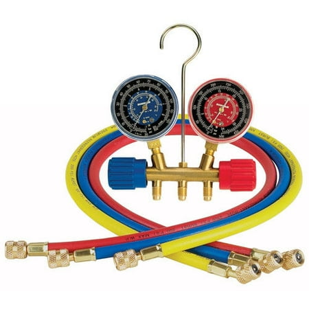 Robinair 40153 R-12 2-Way Standard Side Wheel Manifold Set