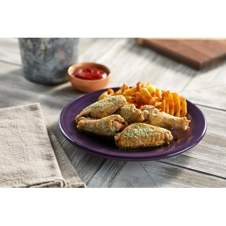 (Hot) Breaded Bone-In Ranch Seasoned Jumbo Chicken Wings, Ready-to-Eat