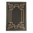 thumbnail image 1 of Furnish My Place Outdoor Oriental Rug - 7 ft. 10 in. x 10 ft., Charcoal, 1 of 7