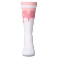 thumbnail image 3 of MeMoi Girls "Paint Drip" Ribbed Cotton-Blend Novelty Knee High Sock - Girls - Female, 6, Pink, 3 of 6