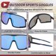 thumbnail image 5 of 1 Set de Gafas de Motociclismo Antideslumbrantes Tri-Acetato de Celulosa UV400 Gafas de Sol para Deportes al Aire Libre para Motocross, Moto de Tierra, ATV Lente Azul Marco Negro y Azul, 5 of 6
