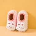 thumbnail image 2 of Miluxas Baby Booties Cozy Fleece Slippers Soft Baby Shoes with Gripper Soles, Winter Warm Infant Newborn Crib Sock Shoes First Walkers Pink XL(XL), 2 of 7