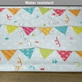 thumbnail image 6 of Ambesonne Cartoon Place Mats Set of 4, Birthday Party Flags Stars, Standard Size, Multicolor, 6 of 6
