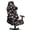 Colorful Lights, variant on HELLHERO Pink Floral 4 Pcs Gaming Chair Cover with Armrest Covers for Adults, Spandex Gaming Chair Covers Breathable Washable Armchair Slipcovers for Home