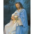 thumbnail image 2 of Lawrence, Kathy 26x32 White Modern Wood Framed Museum Art Print Titled - I Know My Sheep, 2 of 4